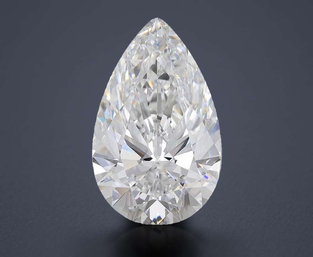 5.49 Carat Pear Lab Diamond