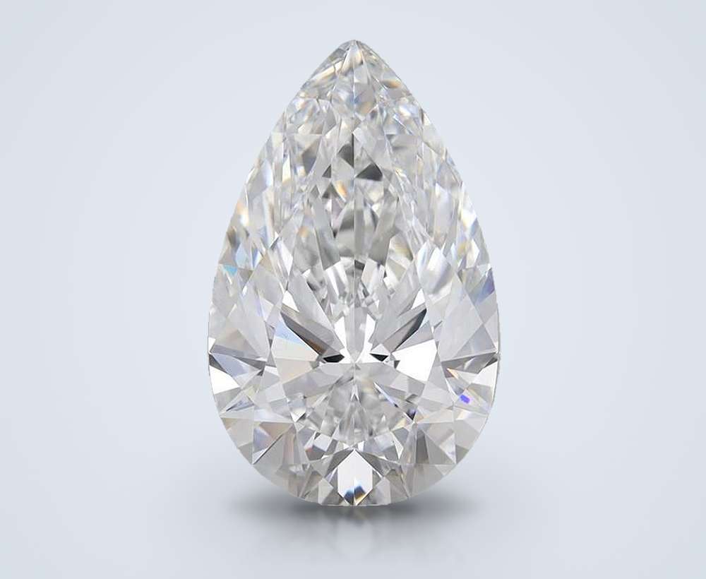 5.49 Carat Pear Lab Diamond