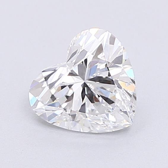 0.88ct D VVS2 Rare Carat Ideal Cut Heart Lab Grown Diamond