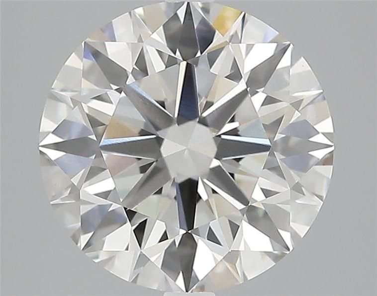 3.84ct I VVS2 Rare Carat Ideal Cut Round Lab Grown Diamond