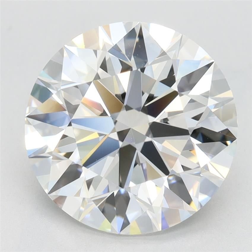 4.02ct F VVS1 Rare Carat Ideal Cut Round Lab Grown Diamond