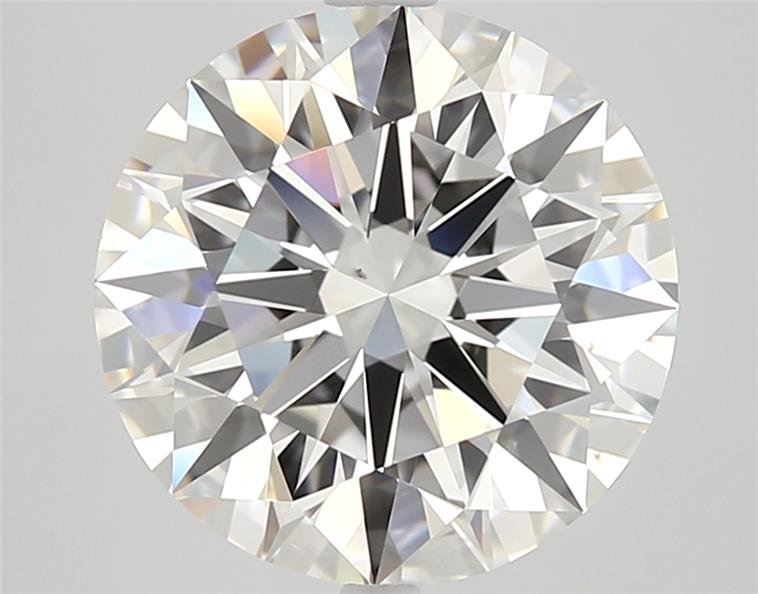 4.03ct I VS2 Rare Carat Ideal Cut Round Diamond