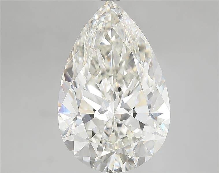 7.01ct H VS1 Rare Carat Ideal Cut Pear Lab Grown Diamond