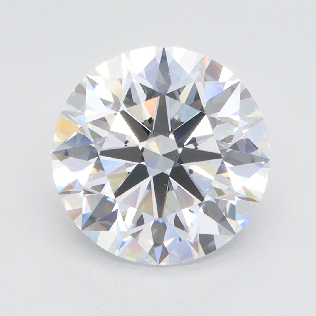 3.77ct D FL Rare Carat Ideal Cut Round Lab Grown Diamond