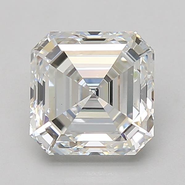 2.02ct F VS1 Excellent Cut Asscher Lab Grown Diamond