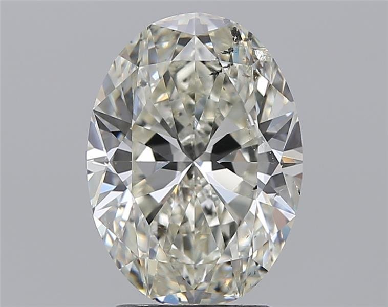 2.50ct J SI2 Rare Carat Ideal Cut Oval Diamond