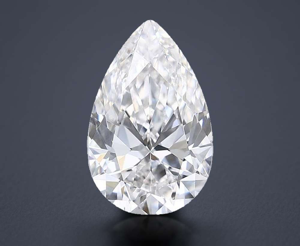 0.71 Carat Pear Natural Diamond