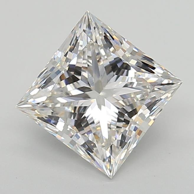 2.71ct G VS1 Rare Carat Ideal Cut Princess Lab Grown Diamond