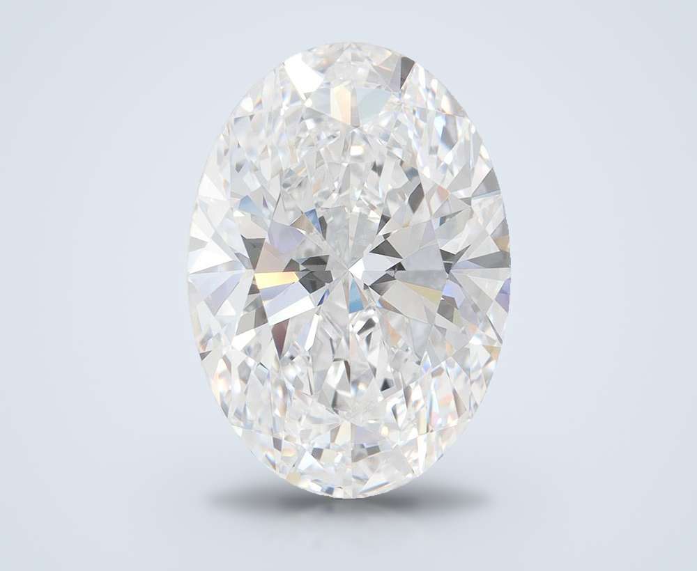 7.62 Carat Oval Lab Diamond