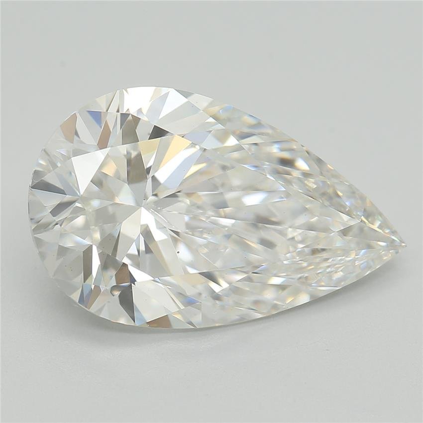 3.79ct E VS1 Rare Carat Ideal Cut Pear Lab Grown Diamond