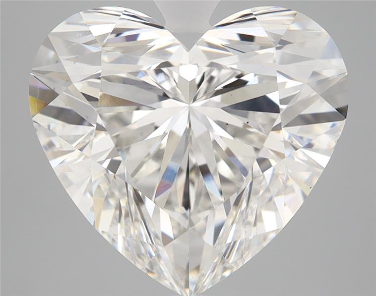 6.02ct F VS2 Rare Carat Ideal Cut Heart Lab Grown Diamond