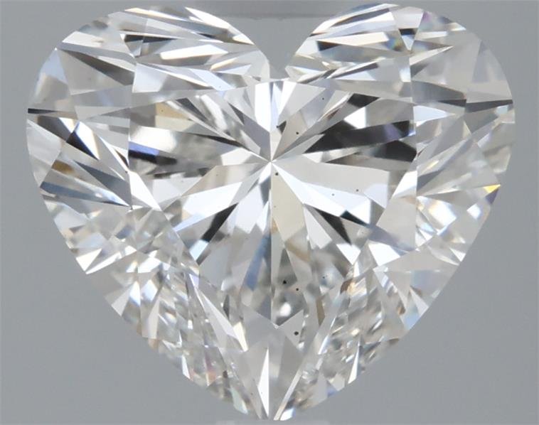 2.19ct F VS2 Rare Carat Ideal Cut Heart Lab Grown Diamond