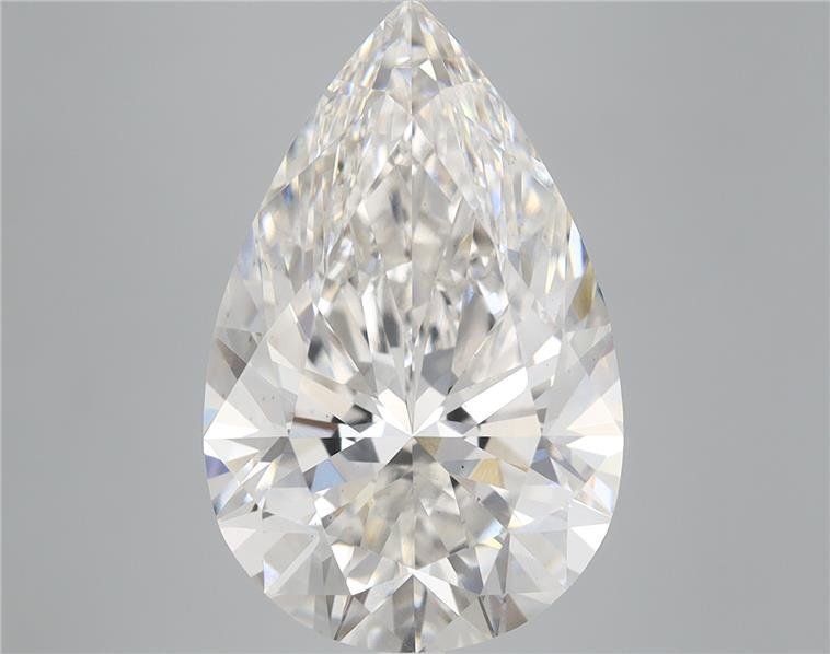 7.18ct G VS2 Rare Carat Ideal Cut Pear Lab Grown Diamond