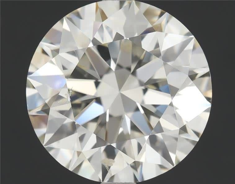 5.01ct K SI1 Rare Carat Ideal Cut Round Diamond