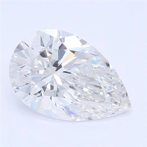 0.73ct F SI1 Rare Carat Ideal Cut Pear Lab Grown Diamond