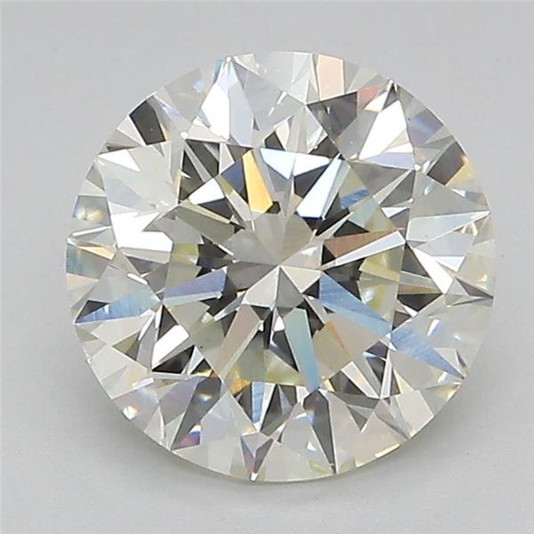 2.60ct J VS1 Excellent Cut Round Lab Grown Diamond