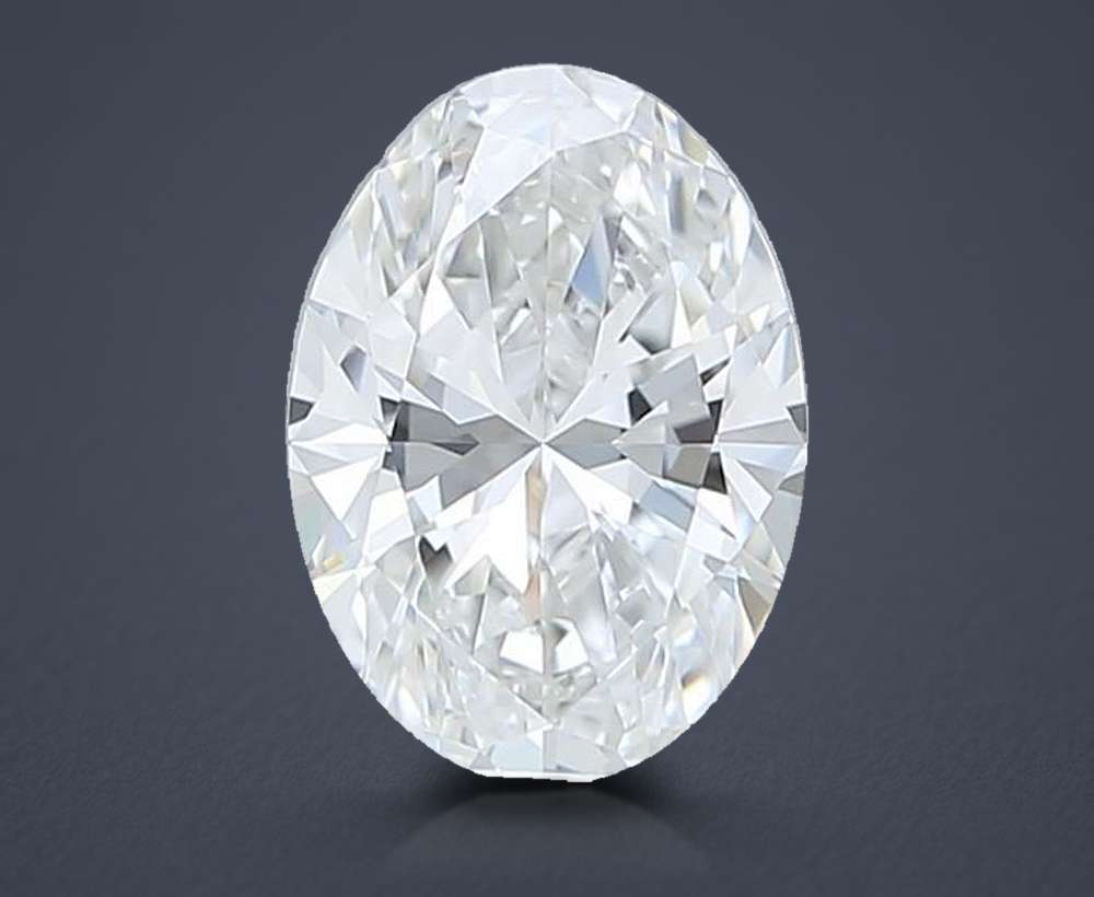 1.00 Carat Oval Lab Diamond