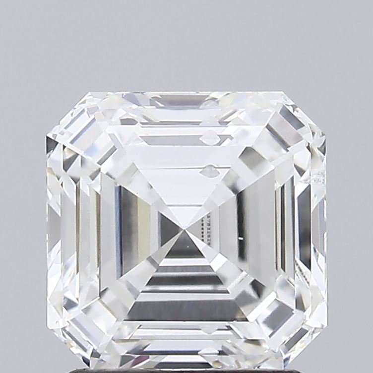 1.67ct E SI1 Rare Carat Ideal Cut Asscher Lab Grown Diamond