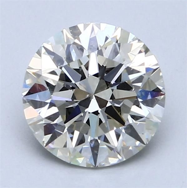 2.01ct J SI1 Rare Carat Ideal Cut Round Diamond