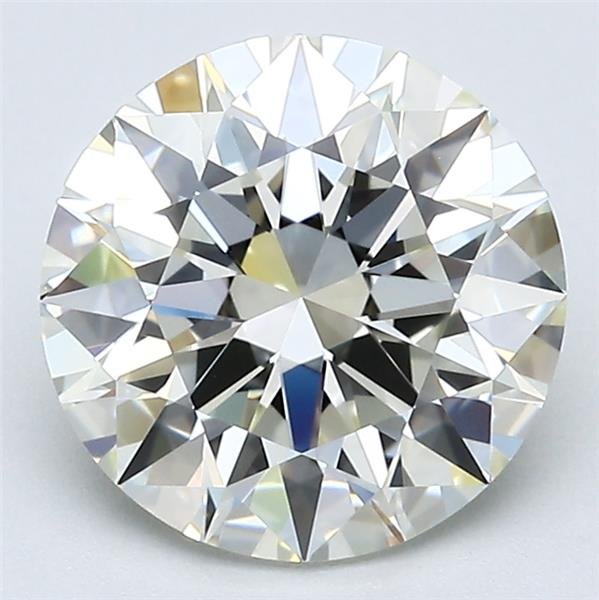 2.65ct K IF Rare Carat Ideal Cut Round Diamond