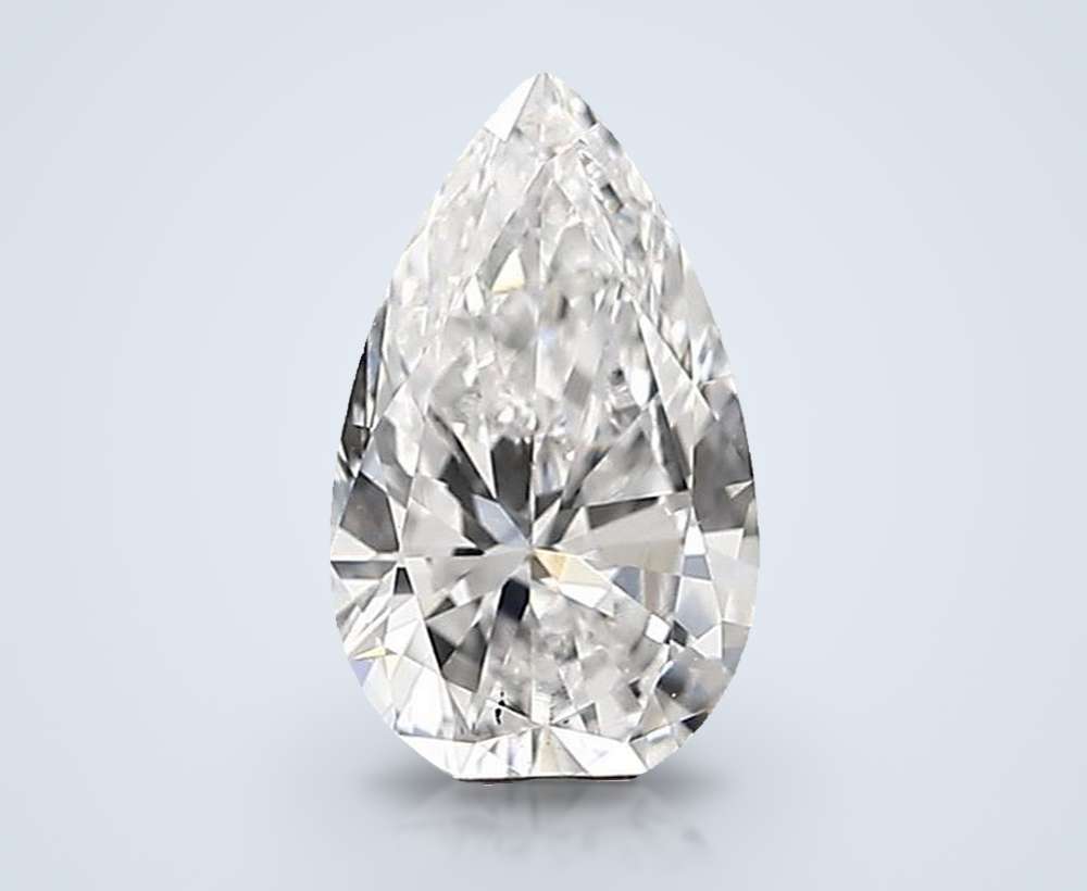 0.54 Carat Pear Lab Diamond