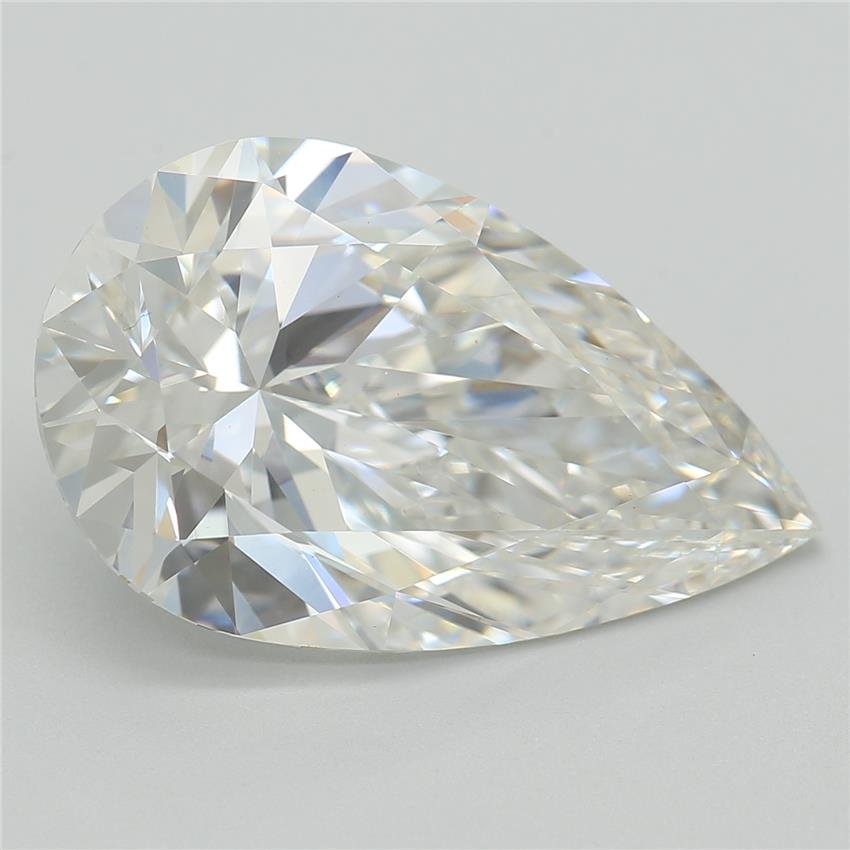 5.20ct G VVS2 Rare Carat Ideal Cut Pear Lab Grown Diamond