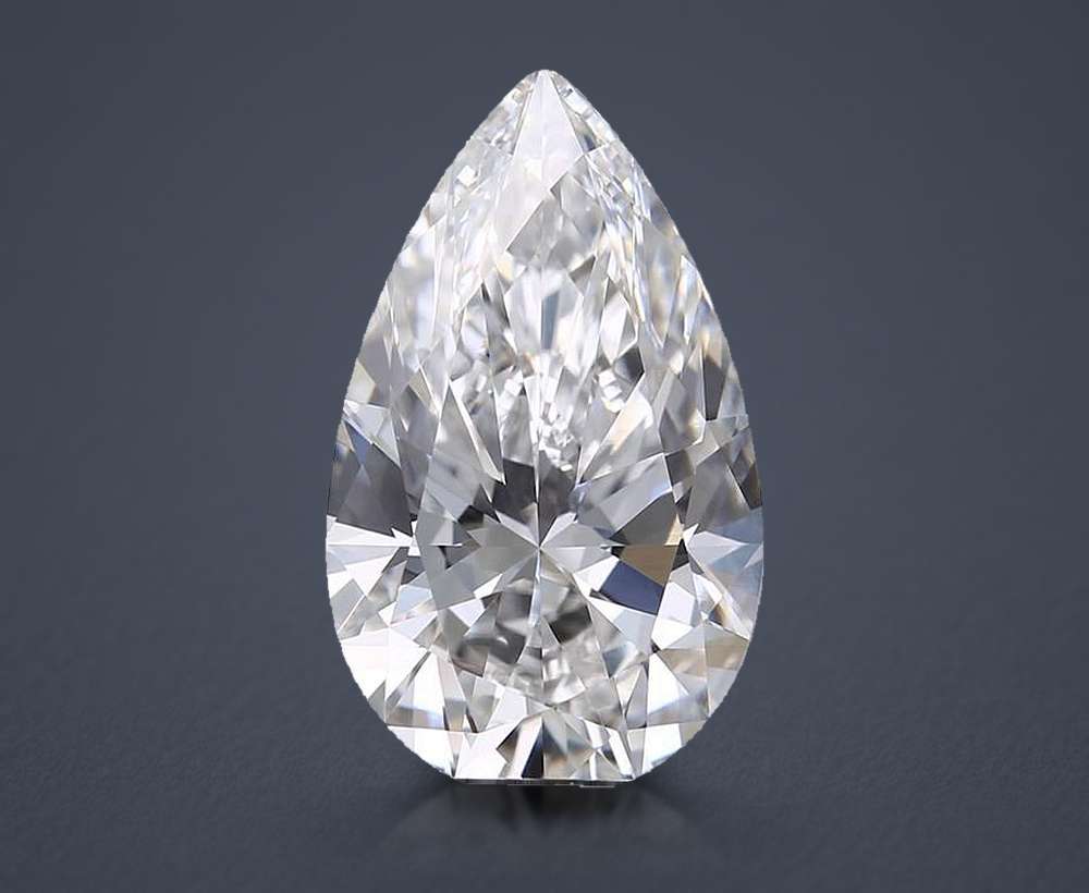 3.57 Carat Pear Lab Diamond
