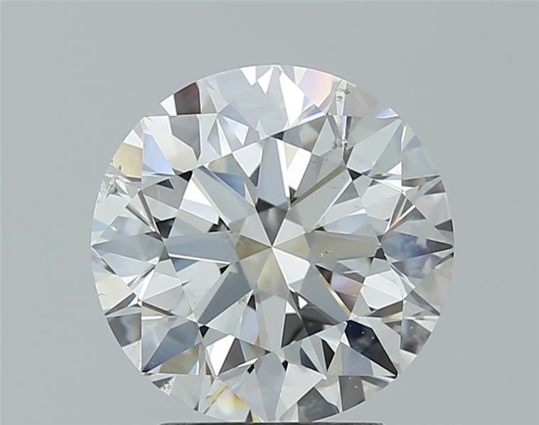 2.74ct I SI1 Rare Carat Ideal Cut Round Diamond
