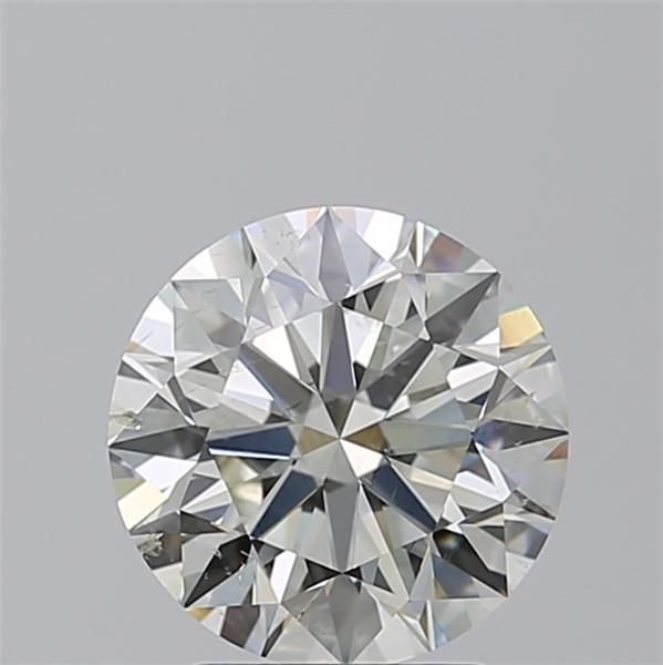 2.51ct I SI2 Rare Carat Ideal Cut Round Diamond