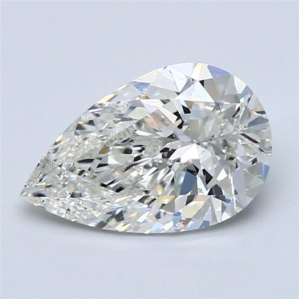 2.01ct H SI2 Rare Carat Ideal Cut Pear Diamond