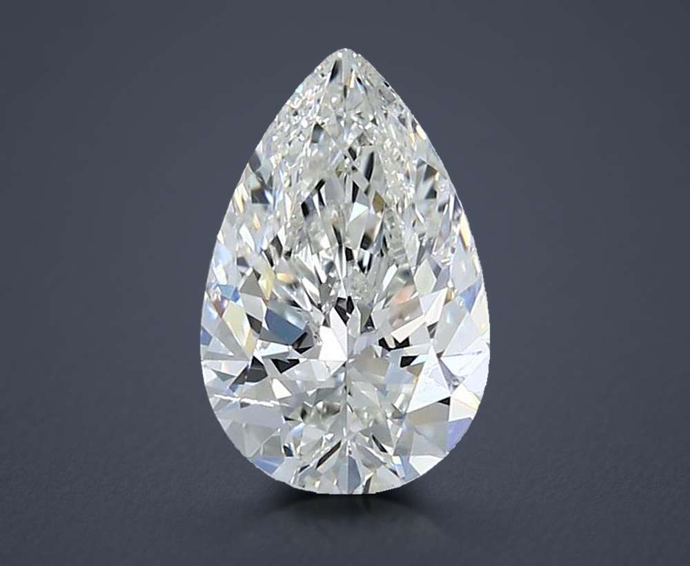 2.01 Carat Pear Natural Diamond