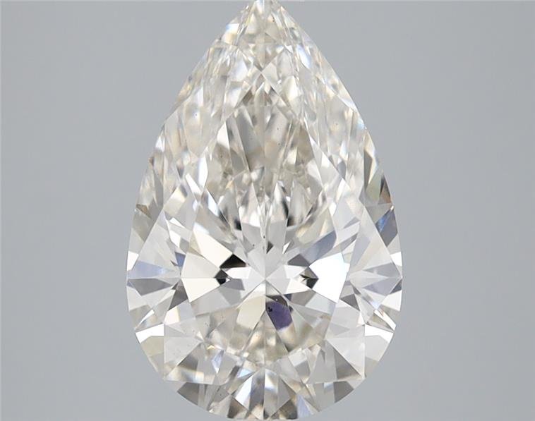 2.10ct H VS2 Rare Carat Ideal Cut Pear Lab Grown Diamond