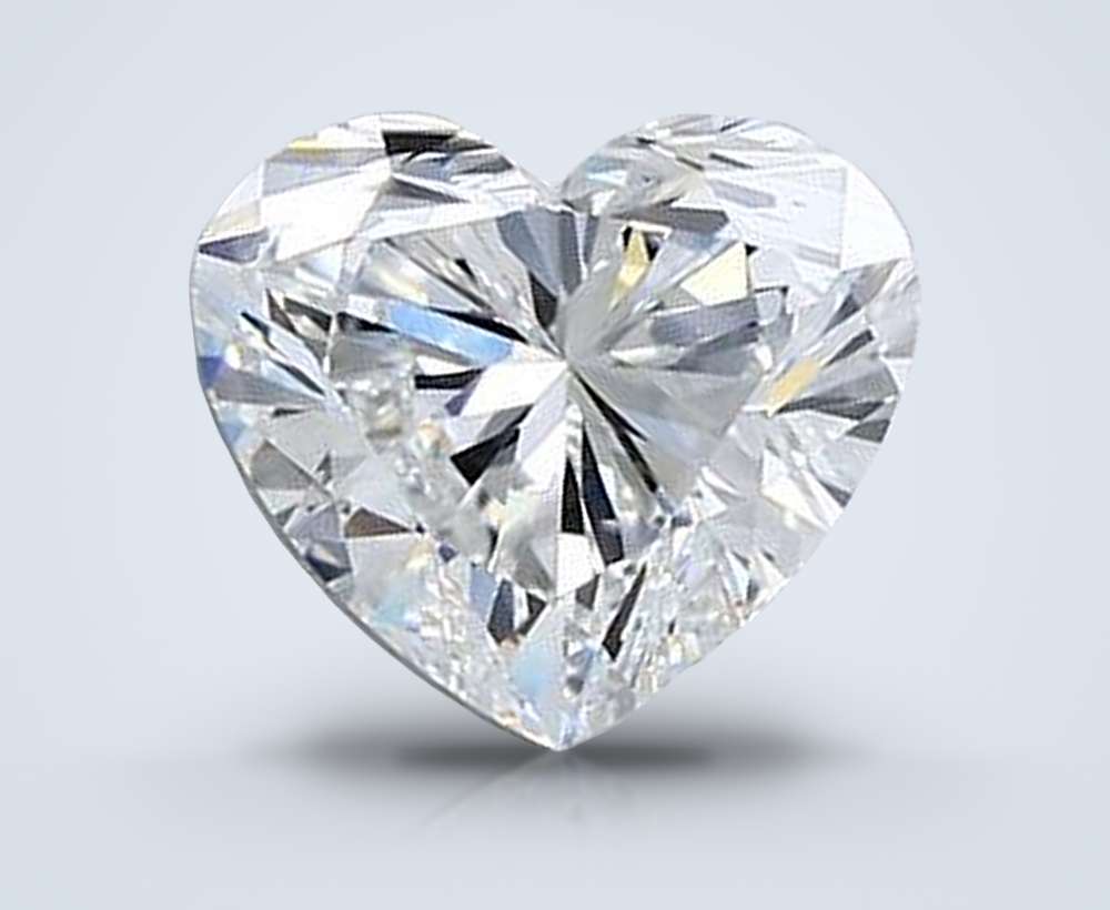 1.71 Carat Heart Natural Diamond