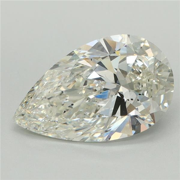 3.39ct I VS2 Rare Carat Ideal Cut Pear Lab Grown Diamond