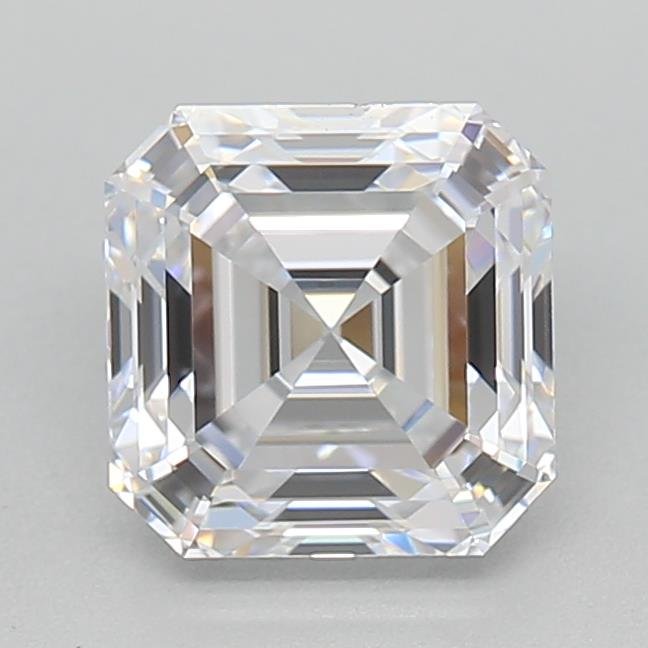 1.07ct E IF Rare Carat Ideal Cut Asscher Lab Grown Diamond