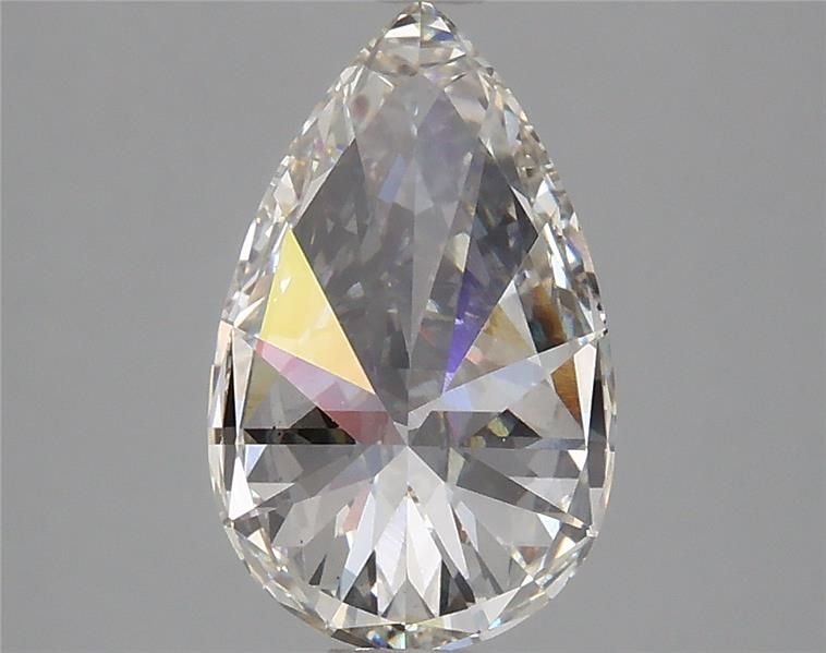 2.06ct H VS2 Rare Carat Ideal Cut Pear Lab Grown Diamond