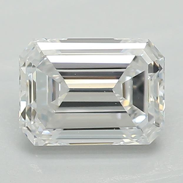 0.52ct D VVS2 Very Good Cut Emerald Lab Grown Diamond