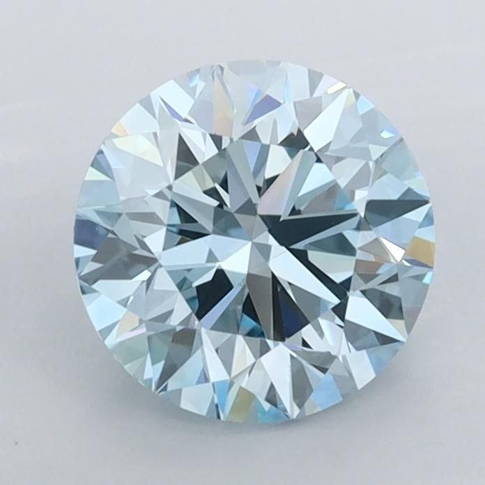 1.44 Ct. Fancy Intense Blue Round Lab Diamond