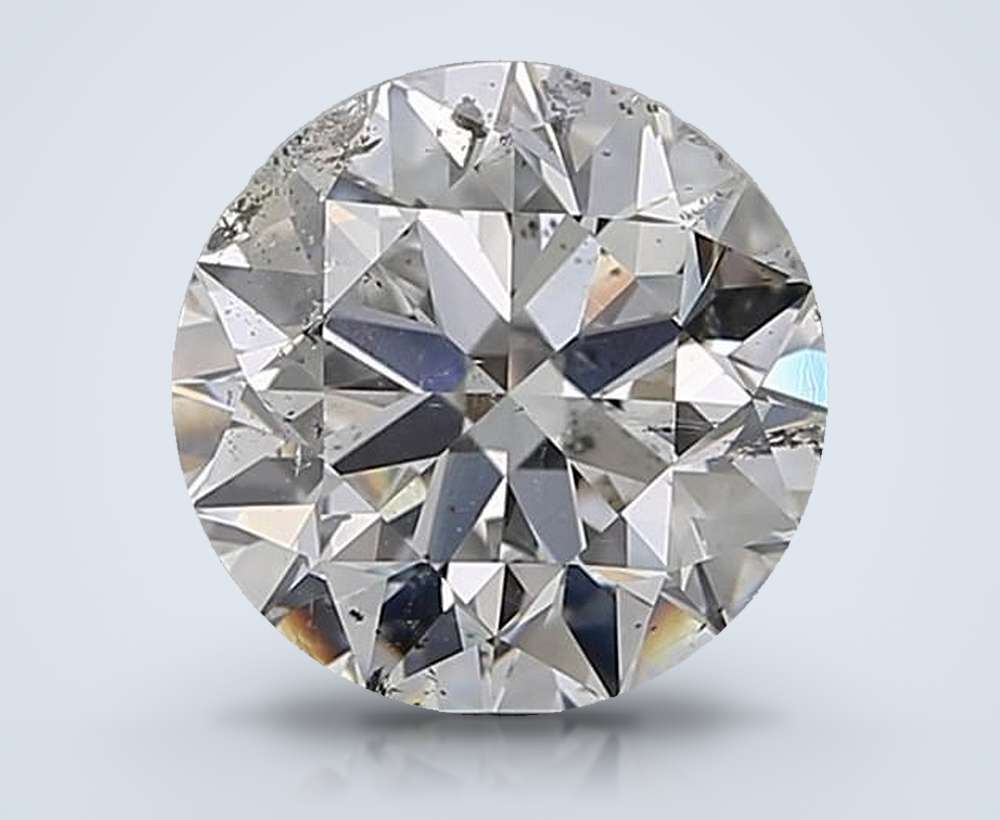 3.00 Carat Round Natural Diamond