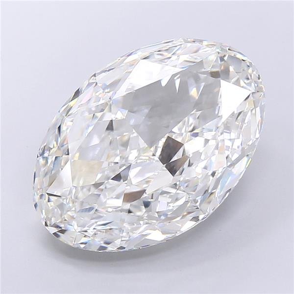 20.09ct F VS1 Rare Carat Ideal Cut Oval Lab Grown Diamond