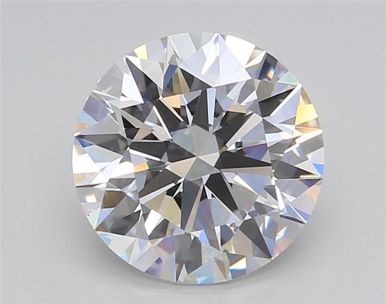 3.02ct E VS2 Rare Carat Ideal Cut Round Lab Grown Diamond