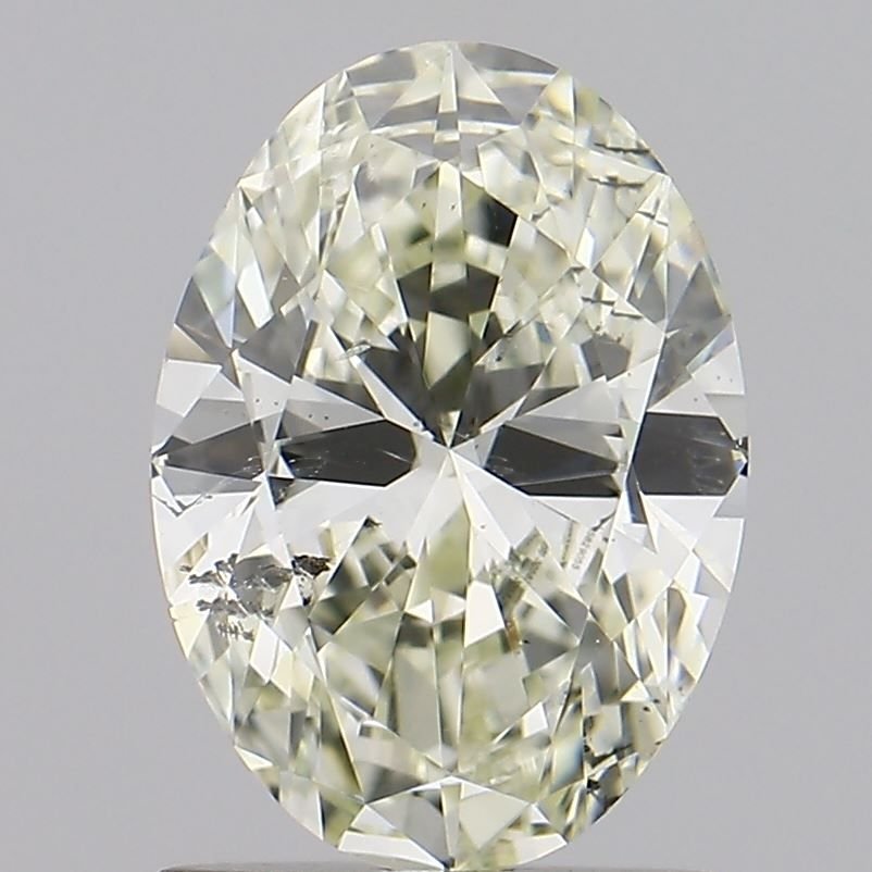 1.01ct K SI2 Rare Carat Ideal Cut Oval Diamond
