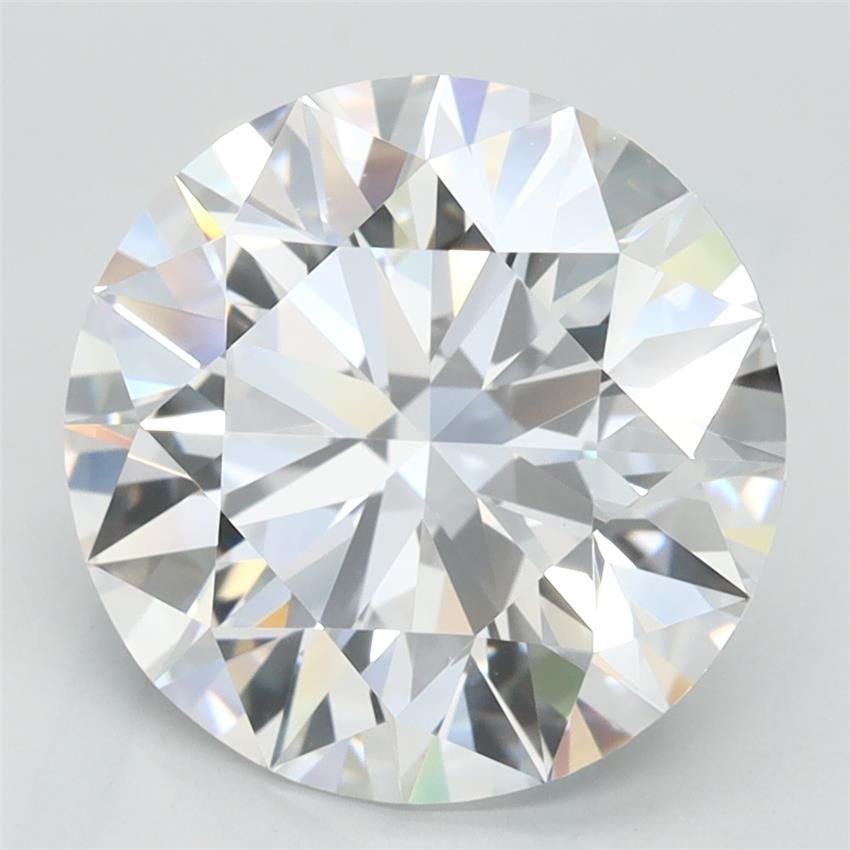 3.64ct D FL Rare Carat Ideal Cut Round Lab Grown Diamond