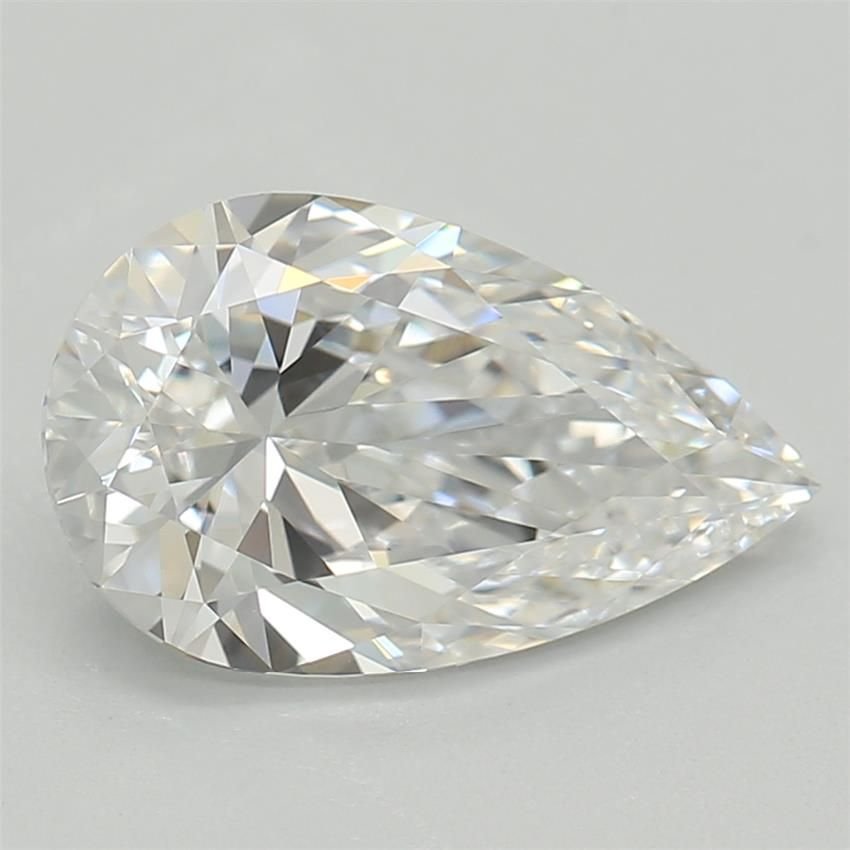 1.06ct D VVS2 Rare Carat Ideal Cut Pear Lab Grown Diamond