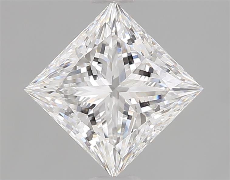 1.06ct E VVS2 Rare Carat Ideal Cut Princess Lab Grown Diamond