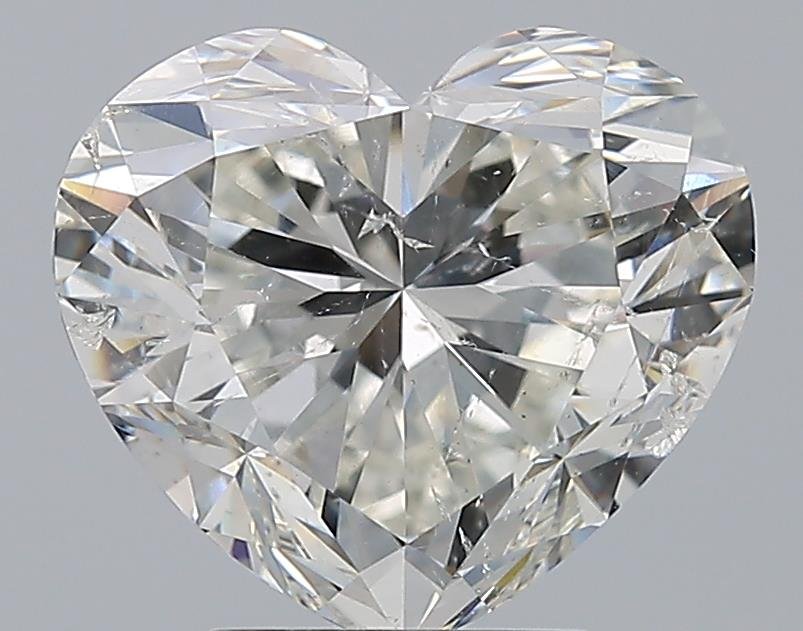 4.01ct G SI2 Very Good Cut Heart Diamond