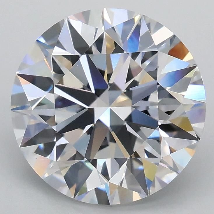 2.65ct D VVS2 Rare Carat Ideal Cut Round Lab Grown Diamond