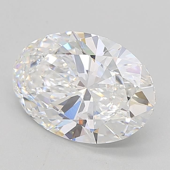 3.43ct E SI1 Rare Carat Ideal Cut Oval Lab Grown Diamond