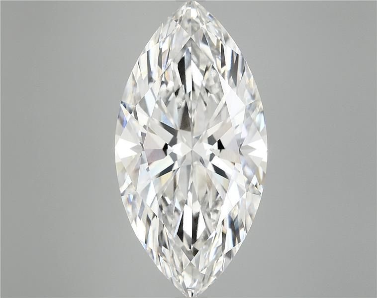 8.58ct F VVS2 Rare Carat Ideal Cut Marquise Lab Grown Diamond