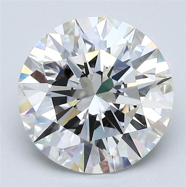 2.04ct H VS1 Rare Carat Ideal Cut Round Diamond